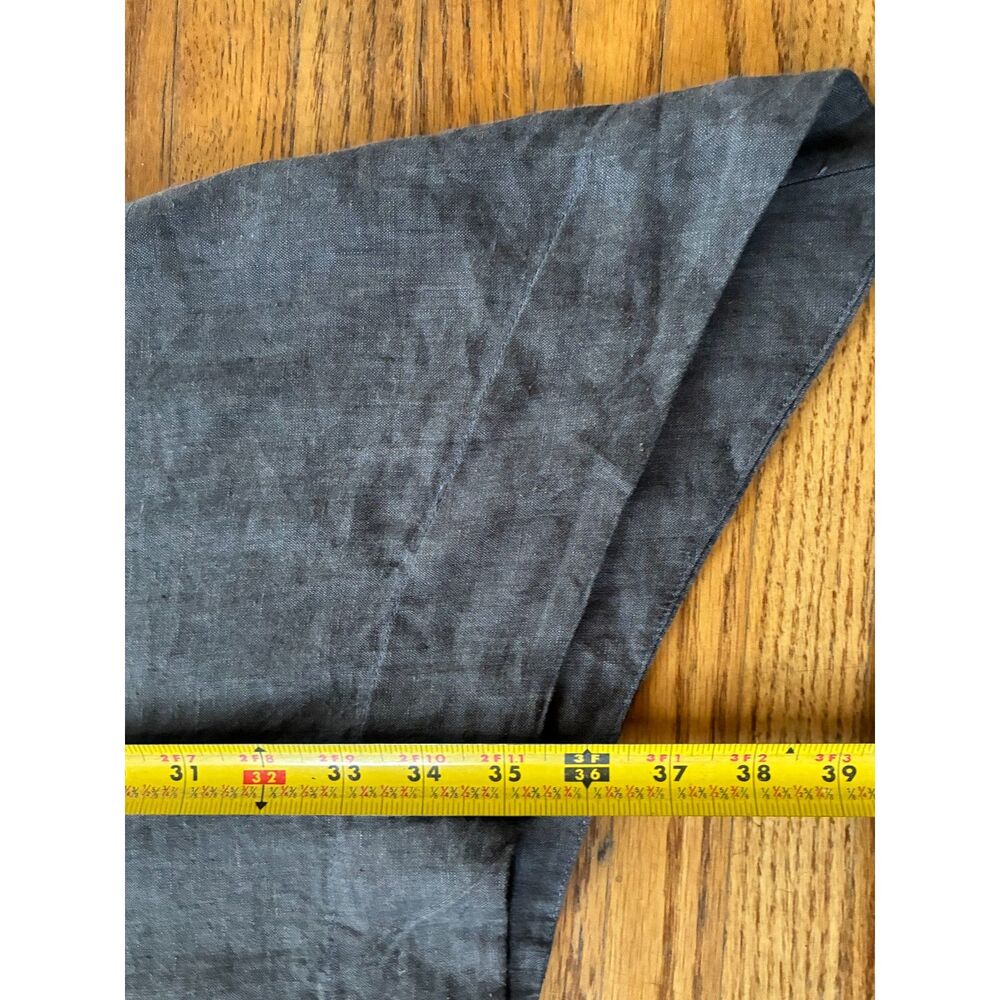 Bryn Walker Gray 100% Linen Long Button Caridgan Jacket Top  Women's One Size - Picture 7 of 10